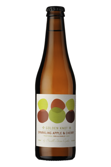 Small Acres 'Golden Knot Sparkling Apple & Cherry Non-Alcoholic Cider' 330ml Case (24 bottles) - Orange Cellars Bottle Shop