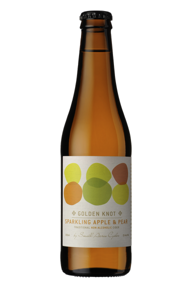 Small Acres 'Golden Knot Sparkling Apple & Pear Non-Alcoholic Cider' 330ml Case (24 bottles) - Orange Cellars Bottle Shop